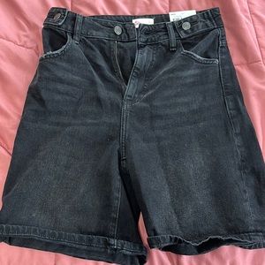 So high rise shorts 8 inch inseam no stretch